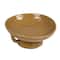 Hello Honey® 8" Taupe Stoneware Footed Pedestal Bowl with Handles